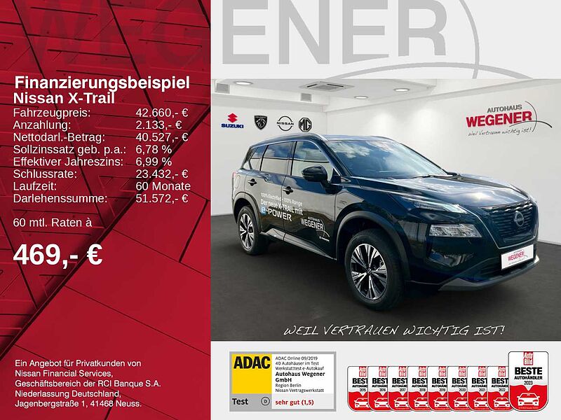 Nissan X-Trail 1.5 VC-T e-4ORCE 213PS 4x4 N-CONNECTA Pano  Navi CarPlay LED Beheizbare Sitze vo