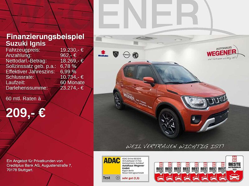 Suzuki Ignis COMFORT+ NAVI SITZH LED KEYLESS DAB