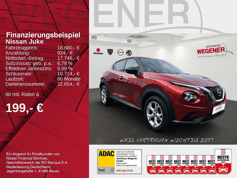 Nissan Juke N-CONNECTA I KAMERA I NAVI I KLIMA I WINTER