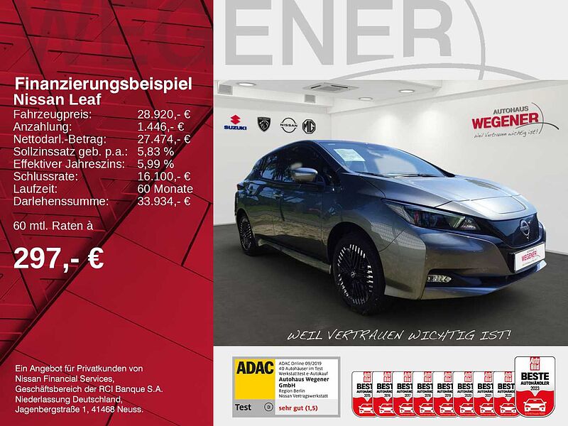 Nissan Leaf e+ 62 kWh  217PS TEKNA Bose Led Metallic Sitz-/Lenkradheizung