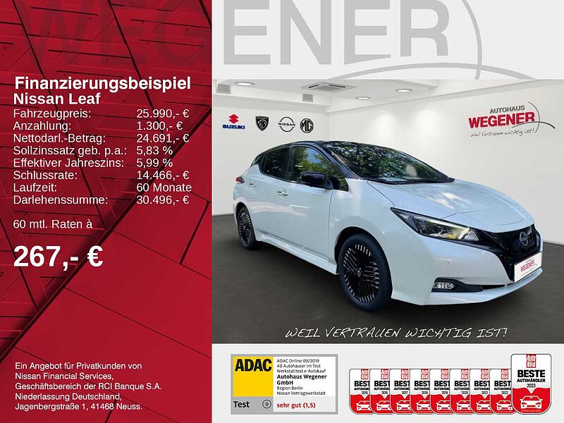 Nissan Leaf 40 kWh 158PS TEKNA Bose Led Keyless Sitz-/Lenkradheizung