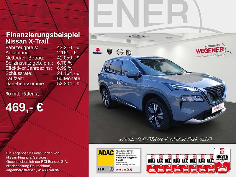 Nissan X-Trail 1.5 VC-T MHEV 163 PS AT TEKNA  10,8 Head-up-Display,  Intelligente Autonome  Ein