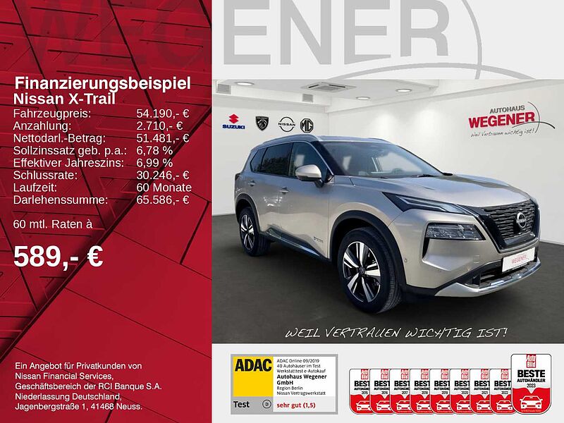 Nissan X-Trail 1.5 VC-T e-4ORCE 213PS 4x4 TEKNA+ Pano  Bose Head-up-Display CarPlay 360° Rundum