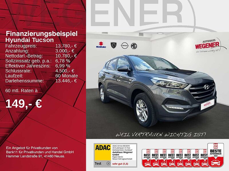 Hyundai Tucson CLASSIC+KLIMA+BLUETOOTH+RADIO