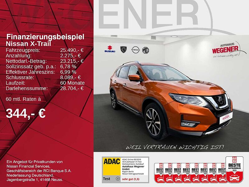 Nissan X-Trail Tekna 2.0 dCi AT 4X4 LEDER KAMERA NAVI