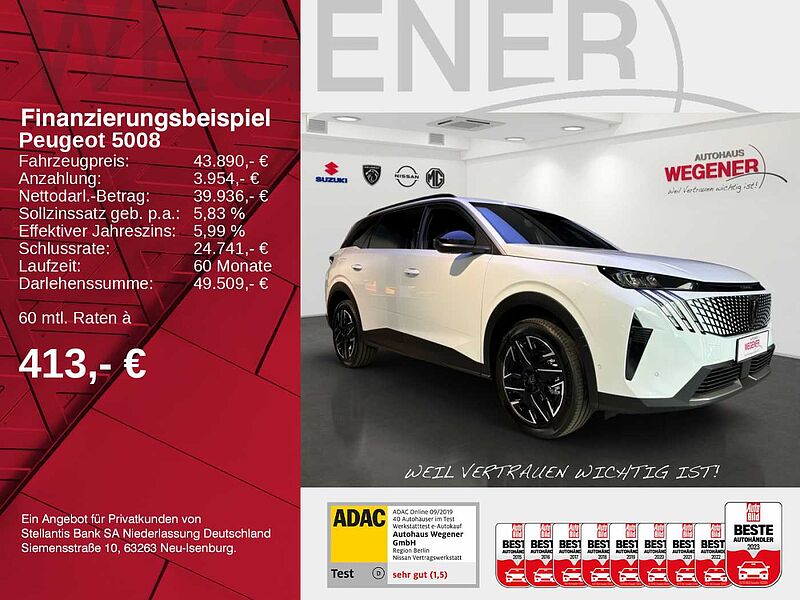 Peugeot 5008 Allure HYBRID 136 e-DSC *Kamera*21'Curved*