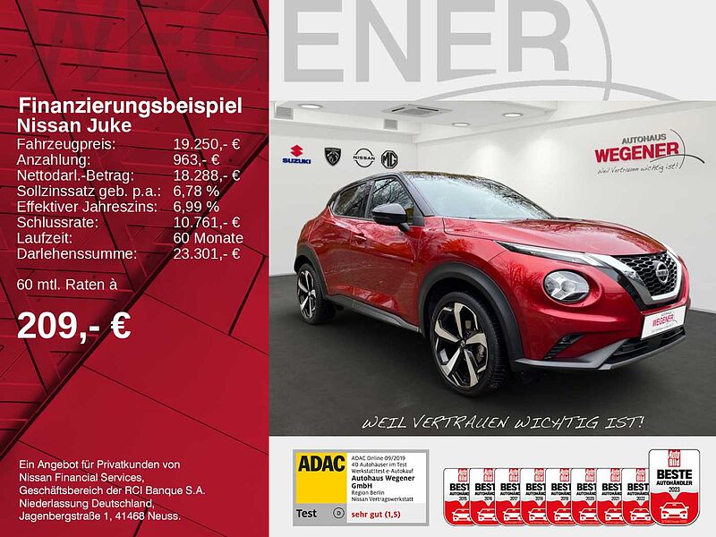 Nissan Juke Tekna - 19' Allw. - Navi - SHZ - 360°