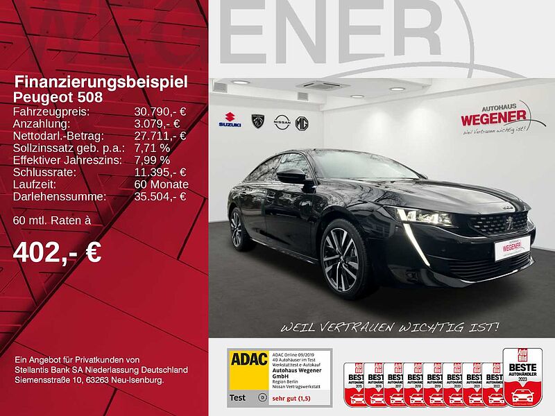 Peugeot 508 GT HYBRID 225 e-EAT8 360° Navi SHZ