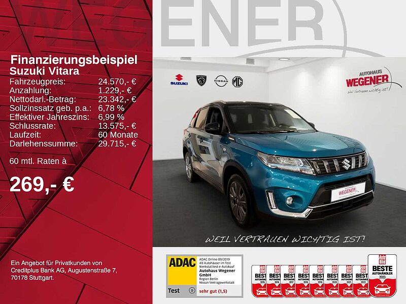 Suzuki Vitara COMFORT HYB 1.5 AT 4x4 SHZ TOTW ohne BSM/RTCA